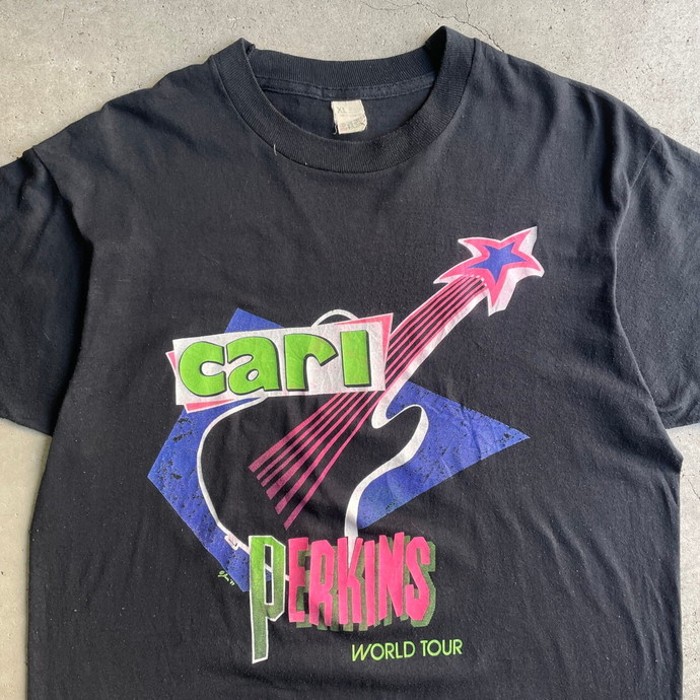 80年代 CARL PERKINS カール・パーキンス アーティスト  バンドTシャツ メンズM-L相当 | Vintage.City 빈티지숍, 빈티지 코디 정보