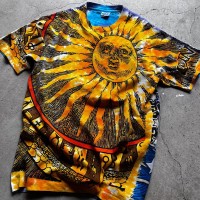 90年代 LIQUID BLUE SUN&MOON アート オールオーバープリント Tシャツ タイダイ メンズXL | Vintage.City ヴィンテージ 古着