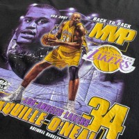 00年代 NBA  LOS ANGELS LAKERS SHAQUILLE O'NEIL MVP プリント Tシャツ  メンズXL | Vintage.City ヴィンテージ 古着