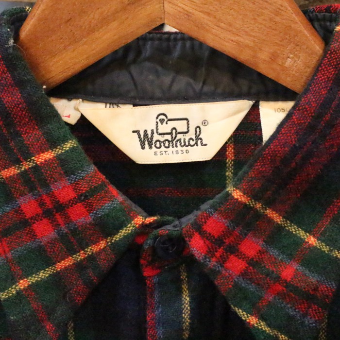 70's〜80's Woolrich wool check shirt made | Vintage.City 빈티지숍, 빈티지 코디 정보