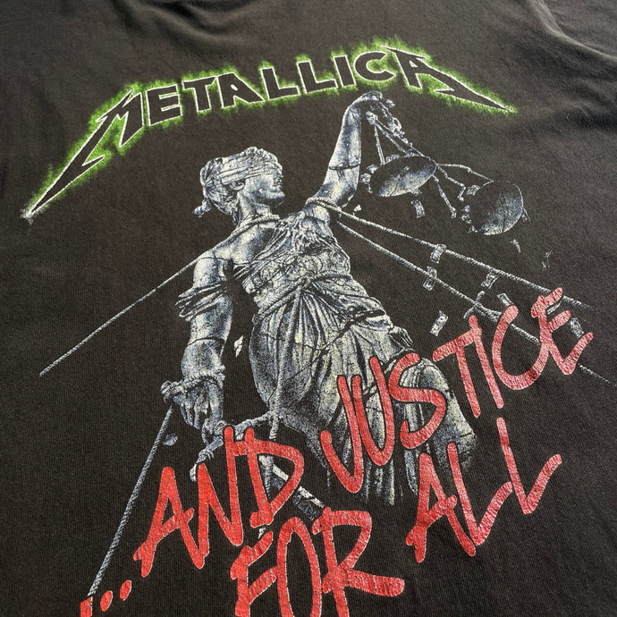 METALLICA メタリカ AND JUSTICE FOR ALL バンドTシャツ メンズM