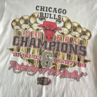 90年代 NBA 6 CHAMPIONS 1998 シカゴブルズ チームロゴ プリントTシャツ メンズL | Vintage.City ヴィンテージ 古着