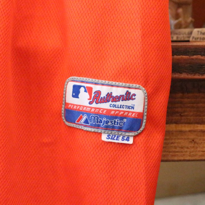 Majestic BASEBALL SHIRT MARLINS ベースボールシャツ　マジェスティック　マーリンズ　022710 | Vintage.City 古着屋、古着コーデ情報を発信