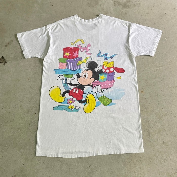 ビッグサイズ 90年代 Disney ディズニー ミッキーマウス＆ミニーマウス キャラクタープリントTシャツ メンズ2XL相当 レディース | Vintage.City 古着屋、古着コーデ情報を発信
