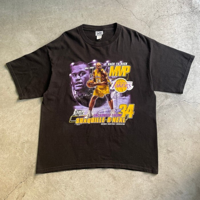 00年代 NBA  LOS ANGELS LAKERS SHAQUILLE O'NEIL MVP プリント Tシャツ  メンズXL | Vintage.City 古着屋、古着コーデ情報を発信