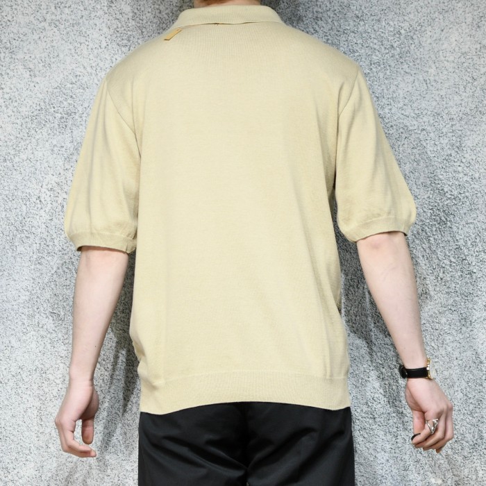 古着 オーバーサイズ ニットポロ 半袖シャツ デザイン ポロシャツ | Vintage.City 古着屋、古着コーデ情報を発信