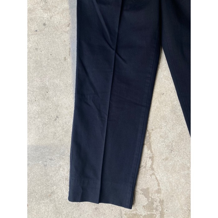 #618 90’s ARMSNI JEANS ツータック コットンパンツ ネイビー イタリア製 アルマーニ | Vintage.City 古着屋、古着コーデ情報を発信