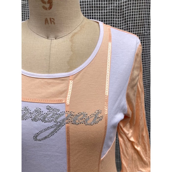 #624 courreges tops / クレージュ ラメロゴ オレンジ ホワイト | Vintage.City Vintage Shops, Vintage Fashion Trends
