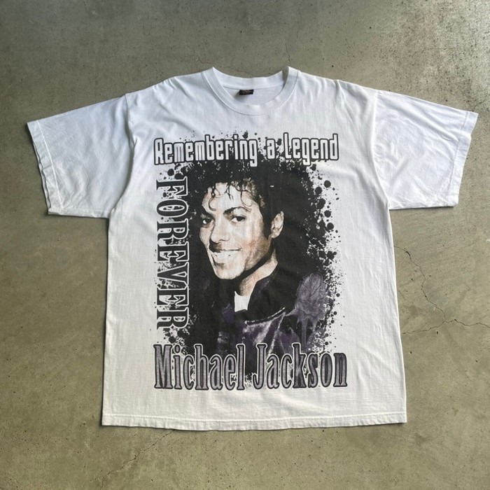 ビッグサイズ MICHAEL JACKSON マイケルジャクソン ビッグプリント アーティスト  バンドTシャツ メンズ2XL | Vintage.City 古着屋、古着コーデ情報を発信