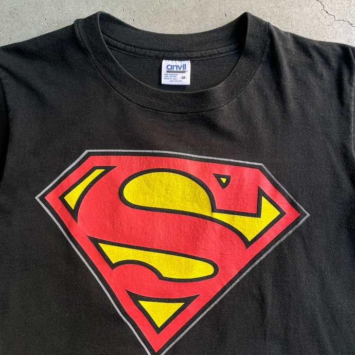 90年代 SUPERMAN 1938-1992 RIP スーパーマン ロゴ 両面プリント T 