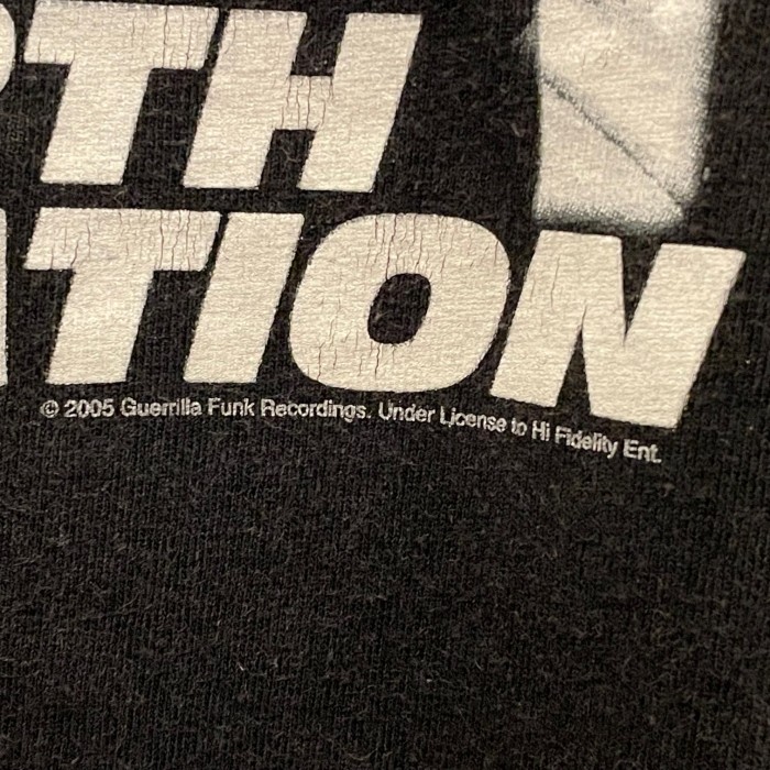 MADE IN MEXICO製 PUBLIC ENEMY「REBIRTH OF A NATION」CINDER BLOCKボディ ラップTシャツ ブラック Sサイズ | Vintage.City 빈티지숍, 빈티지 코디 정보