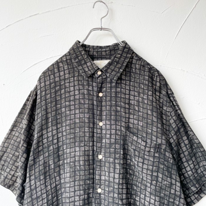 Patterned s/s shirt 柄シャツ | Vintage.City 古着屋、古着コーデ情報を発信
