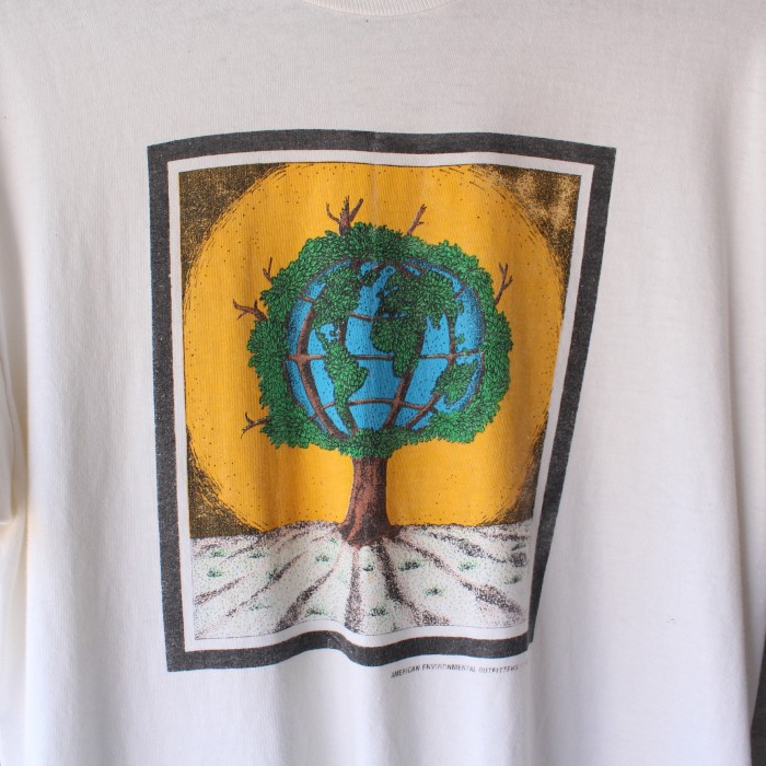 90s アートTシャツ 木 デザイン 1992年 コピーライト Tシャツ ART 春 ...