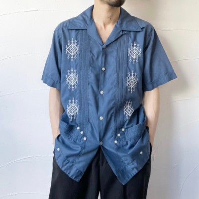 Embroidery design shirt 刺繍 シャツ | Vintage.City ヴィンテージ 古着
