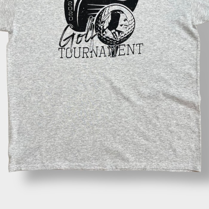 【GILDAN】ゴルフトーナメント ロゴ プリント Tシャツ XL ビッグサイズ 半袖 グレー GOLF 夏物 US古着 | Vintage.City 古着屋、古着コーデ情報を発信