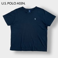 【U.S. POLO ASSN】ワンポイント 刺繍ロゴ  Tシャツ XL 半袖 黒t 夏物 ユーエスポロアッスン US古着 | Vintage.City ヴィンテージ 古着