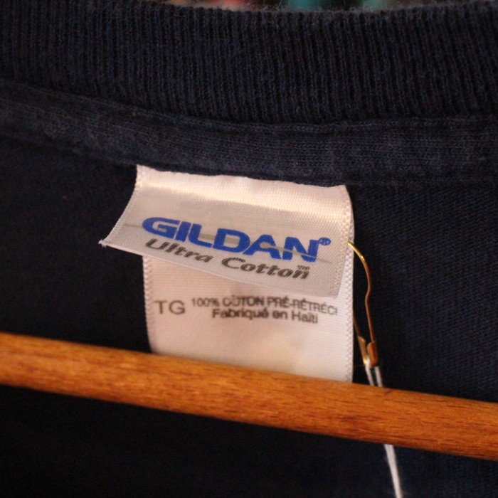 GILDAN T-SHIRT Tシャツ　ギルダン　Tee　ネイビー　タイガー　コットン　春夏　秋　030307 | Vintage.City 古着屋、古着コーデ情報を発信