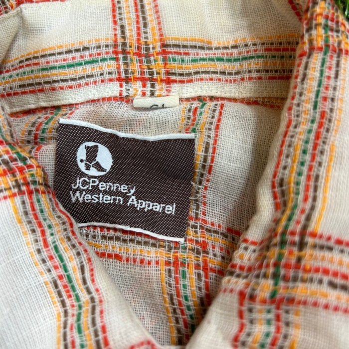 70s JC Penney Embroidery Checked Western Shirt / Vintage ヴィンテージ チェック 半袖 シャツ ウエスタン  刺繍 | Vintage.City Vintage Shops, Vintage Fashion Trends