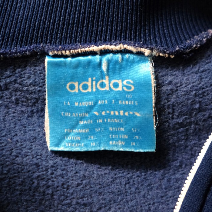 Adidas 70s ナイロンコットンレーヨントラックジャケット MADE IN FRANCE | Vintage.City 古着屋、古着コーデ情報を発信
