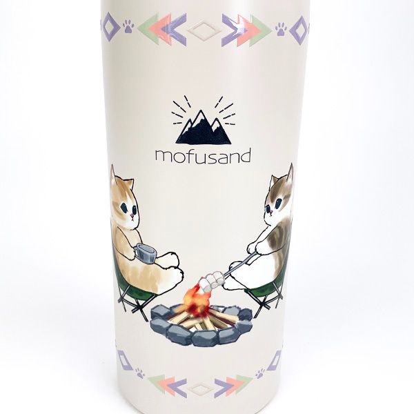 mofusand 炭酸ボトル530ｍｌ キャンプ ステンレスボトル 保温 保冷