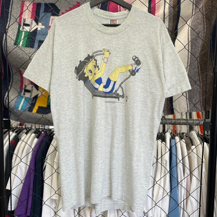 90s USA製 ベティーブープ キャラクター系 半袖Tシャツ シングル