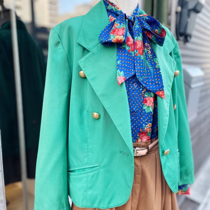 Short tailored jacket | Vintage.City 古着屋、古着コーデ情報を発信