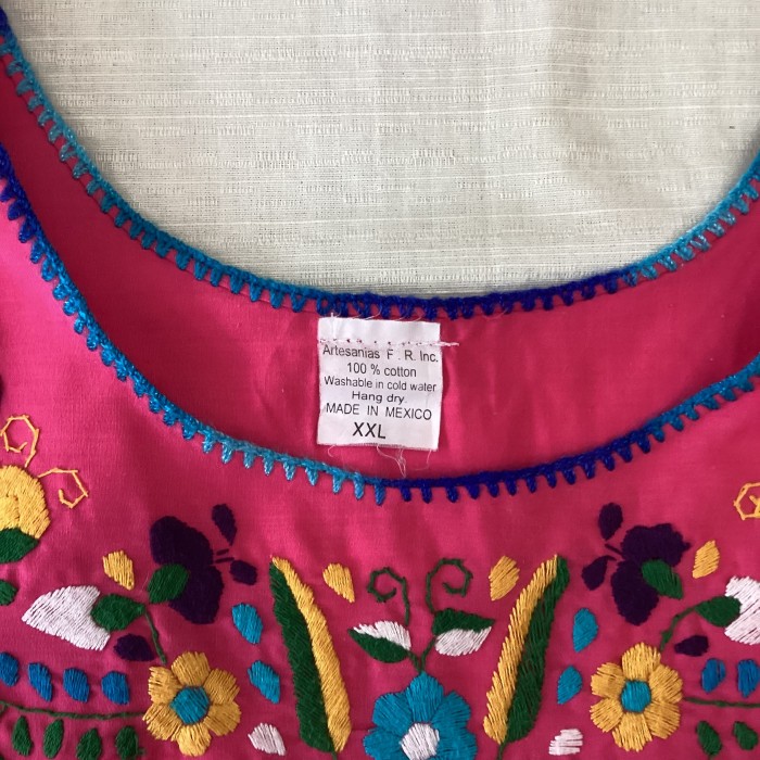 Vintage メキシカン刺繍ワンピース チュニック ヴィンテージワンピース　fcl-189 | Vintage.City 빈티지숍, 빈티지 코디 정보