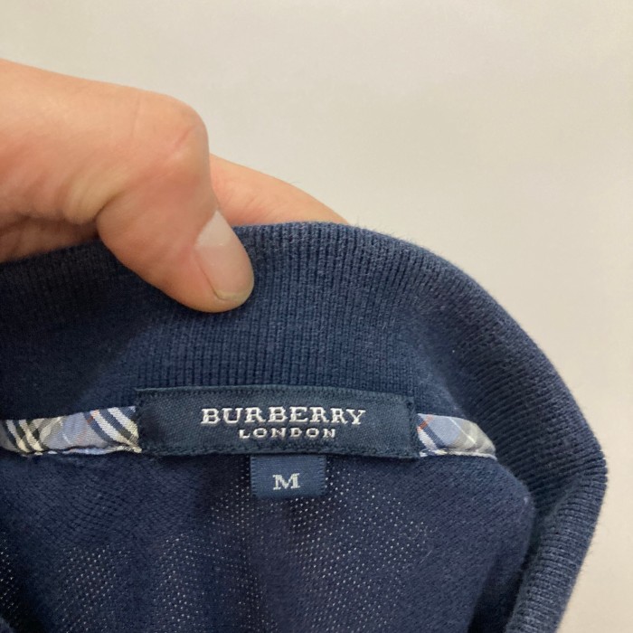 BURBERRY LONDON半袖ポケットポロシャツ　紺　M | Vintage.City 古着屋、古着コーデ情報を発信
