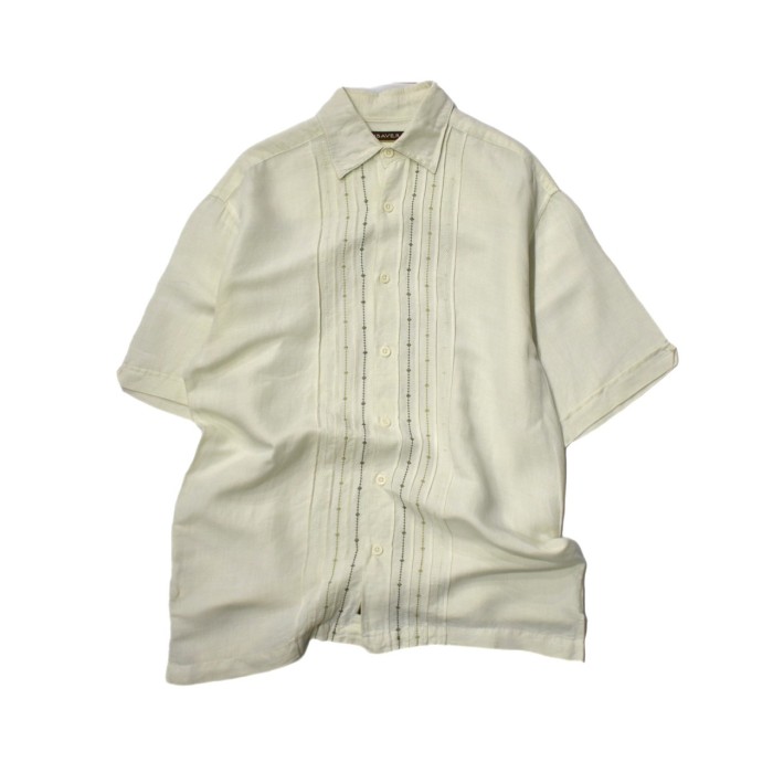 Old Embroidery Design S/S Shirt | Vintage.City 古着屋、古着コーデ情報を発信
