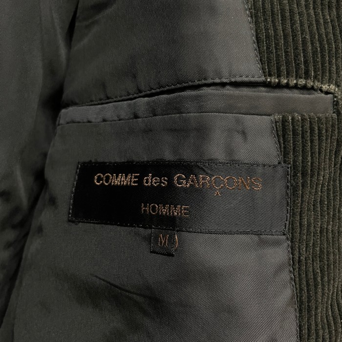Comme des Garçons HOMME 田中オム　コーデュロイ　テーラードジャケット　1998AD | Vintage.City 빈티지숍, 빈티지 코디 정보