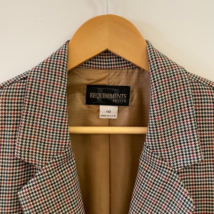 Houndstooth pattern jacket | Vintage.City 빈티지숍, 빈티지 코디 정보