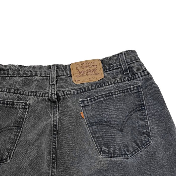 1990's Levi's 560 / wide denim short pants #B455 | Vintage.City 빈티지숍, 빈티지 코디 정보