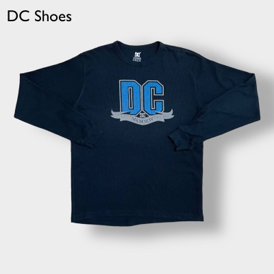 【DC Shoes】サーマルシャツ 長袖シャツ ワッフル ロンT プリント DCロゴ DCシューズ L US古着 | Vintage.City ヴィンテージ 古着