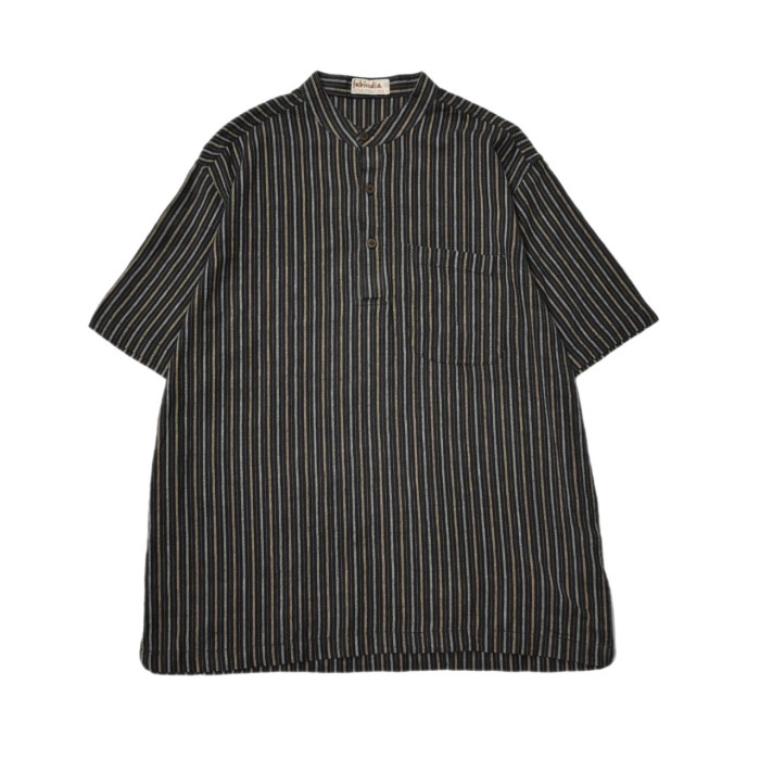 Old Stand Collar Stripe L/S Shirt | Vintage.City Vintage Shops, Vintage Fashion Trends