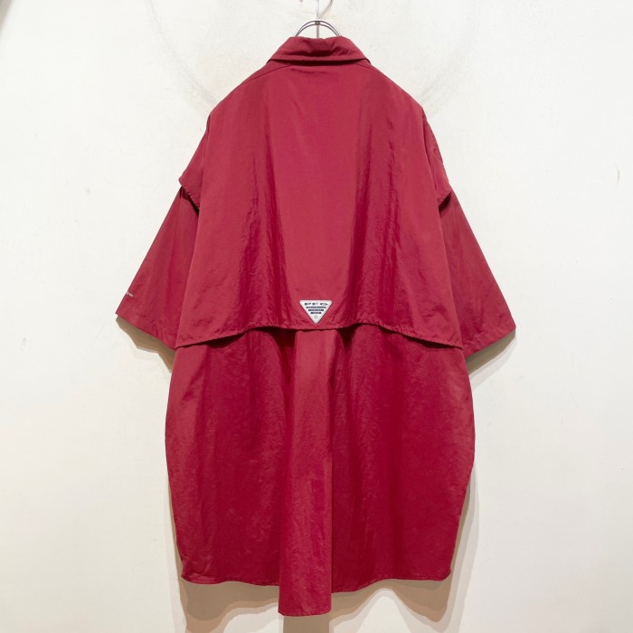 “Columbia PFG” S/S Fishing Shirt「RED」 | Vintage.City 古着屋、古着コーデ情報を発信