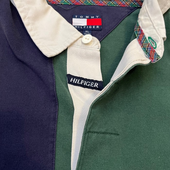 （XLサイズ）TOMMY HILFIGER rugby shirt | Vintage.City 빈티지숍, 빈티지 코디 정보