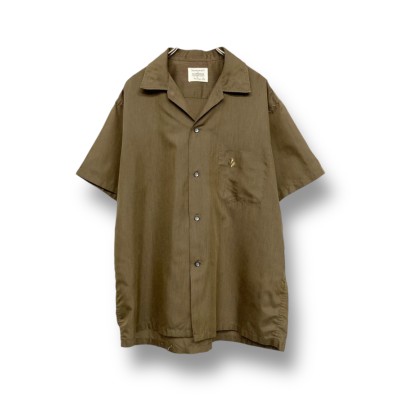 60’s Vintage “TOWNCRAFT” S/S Open Collar Shirt BROWN | Vintage.City ヴィンテージ 古着