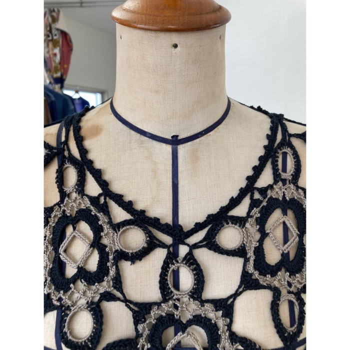 #650 crochet tops / クロシェ編みトップス | Vintage.City 古着屋、古着コーデ情報を発信
