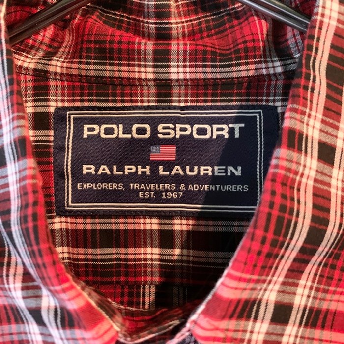 90s POLO SPORT コットン チェックシャツ | Vintage.City 古着屋、古着コーデ情報を発信