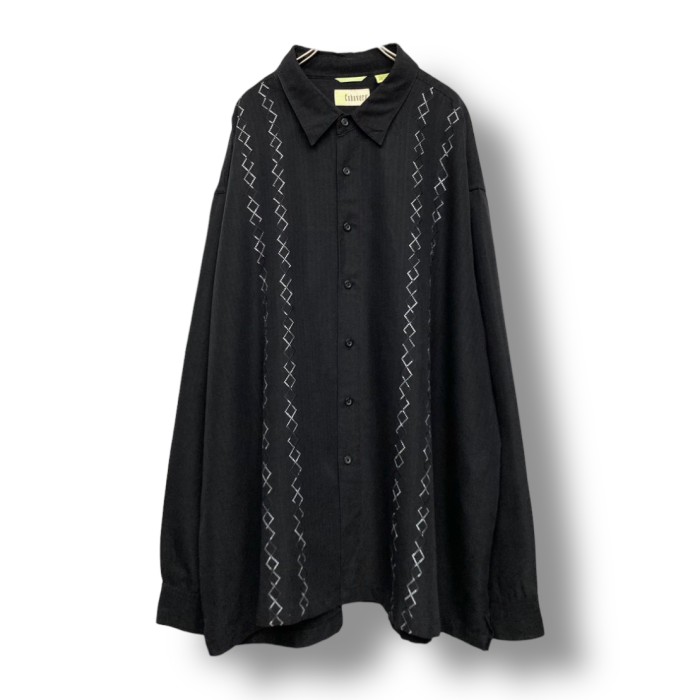 “Cubavera” Oversized Rayon × Poly Shirt | Vintage.City 古着屋、古着コーデ情報を発信