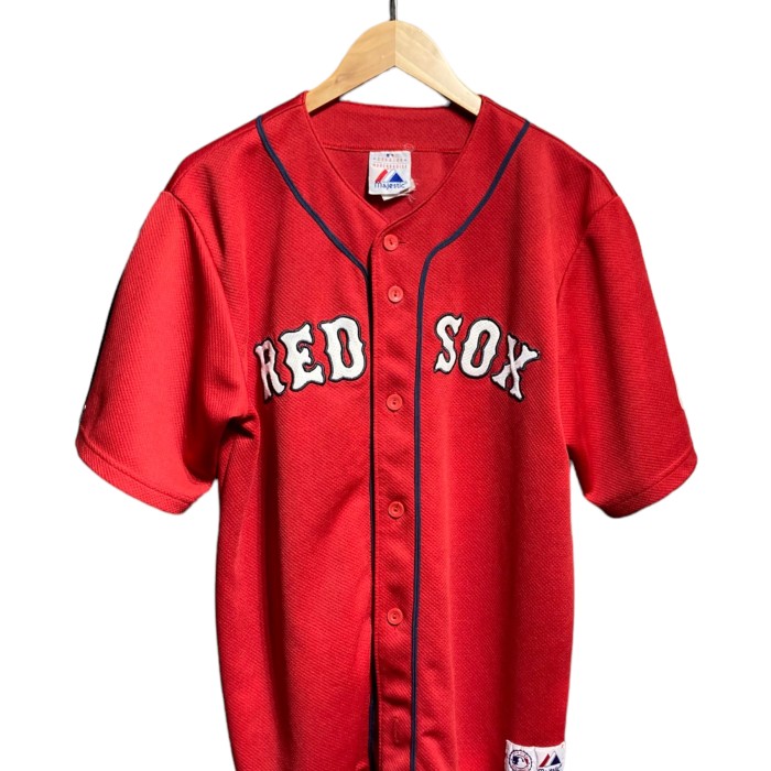 REDSOX レッドソックス 松坂 Majestic MLB BASEBALL ベースボールシャツ ユニフォーム | Vintage.City 古着屋、古着コーデ情報を発信