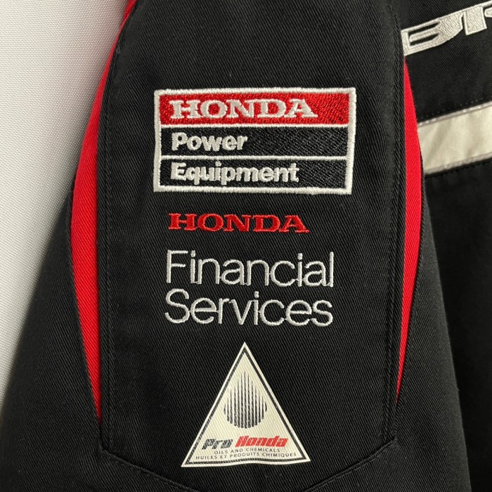 “HONDA” S/S Embroidered Switching Shirt | Vintage.City 古着屋、古着コーデ情報を発信