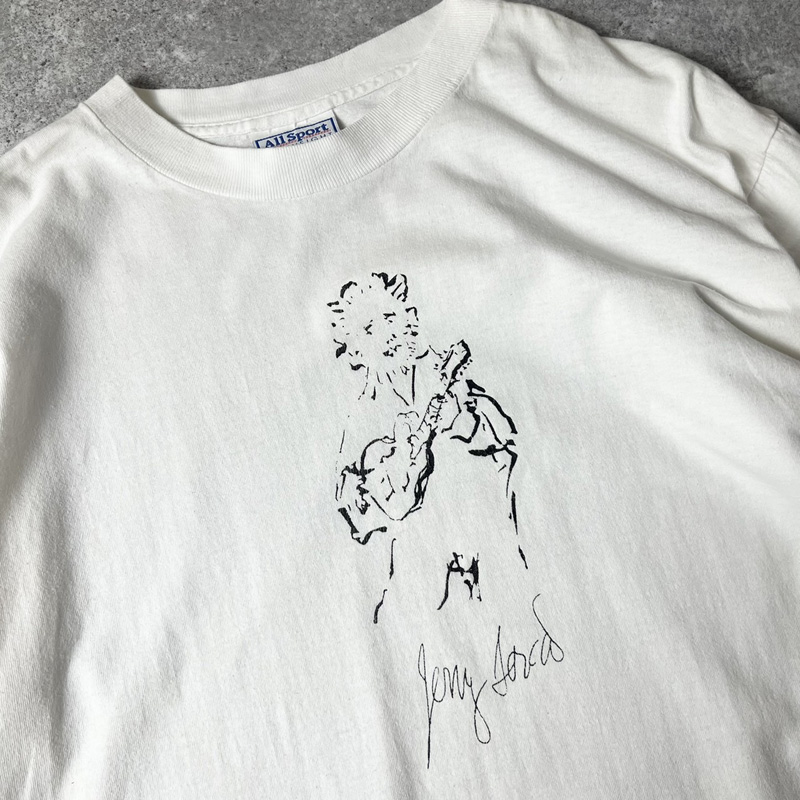 雰囲気系 90s USA製 ジェリー ガルシア アート プリント 半袖 Tシャツ 