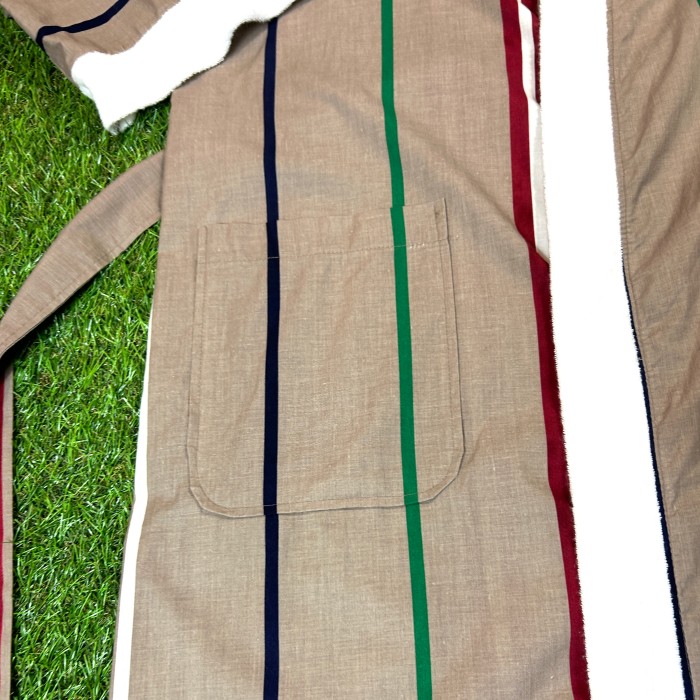 Christian Dior Striped Gown / Vintage ヴィンテージ 古着 ストライプ ガウン ディオール ベージュ | Vintage.City 빈티지숍, 빈티지 코디 정보