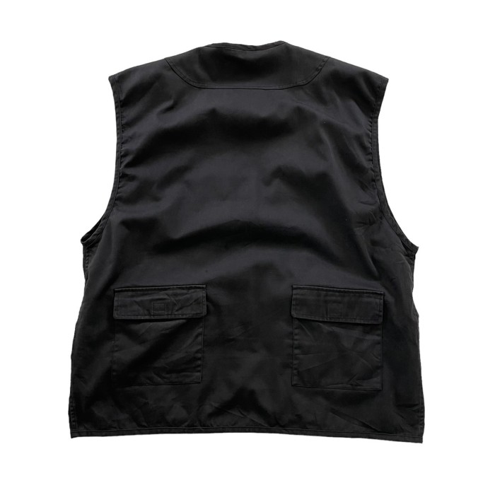 1990's black fishing vest #B458 | Vintage.City 古着屋、古着コーデ情報を発信