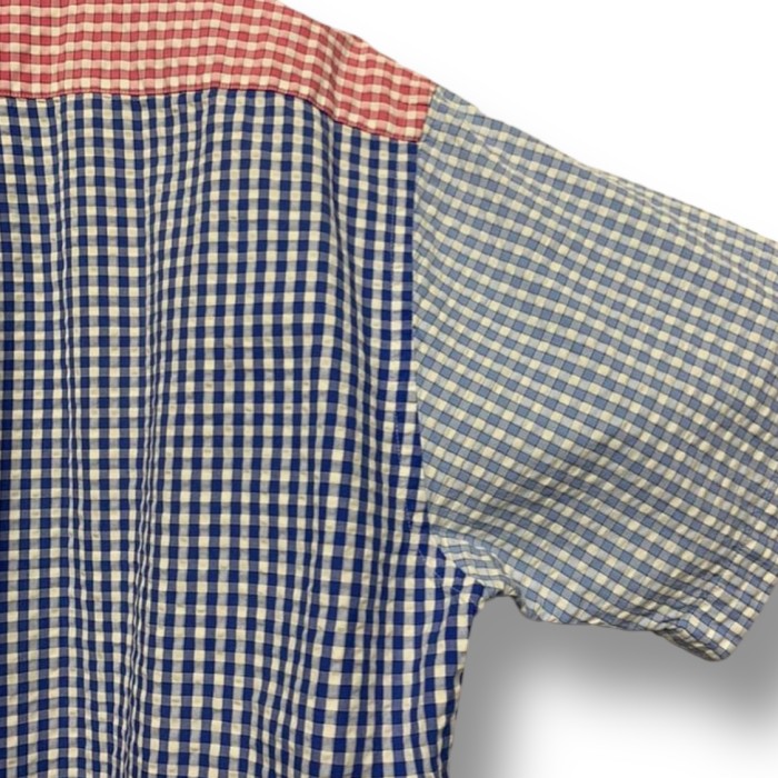 “Brooks Brothers” S/S Crazy Pattern Seersucker Shirt | Vintage.City 古着屋、古着コーデ情報を発信