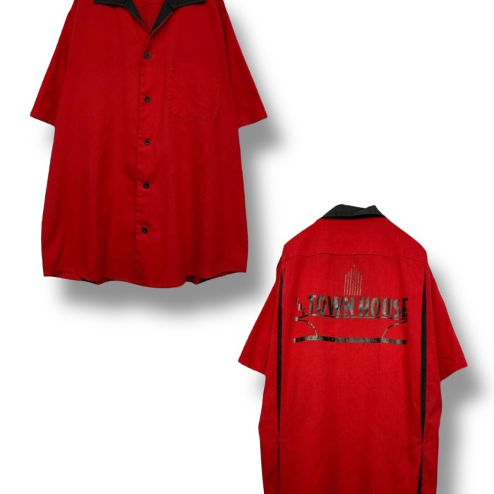 80年代製“L·L·Bean”ヘビーコットンシャツ　赤　10