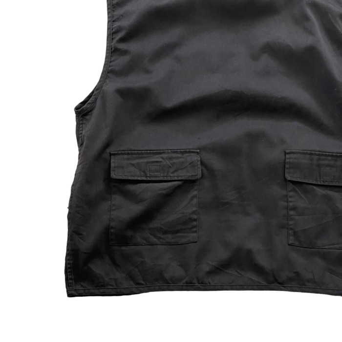1990's black fishing vest #B458 | Vintage.City 빈티지숍, 빈티지 코디 정보