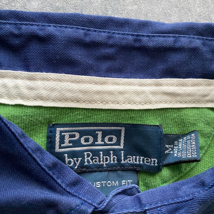 90's　ポロラルフローレン　刺繍両胸ロゴ　グリーン　ラガーシャツ | Vintage.City 古着屋、古着コーデ情報を発信