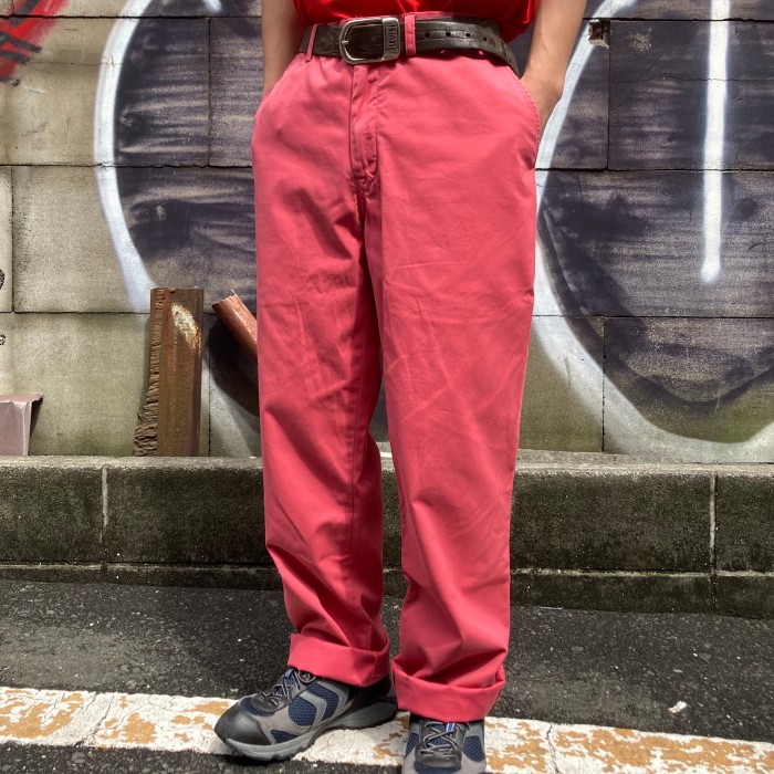 “Polo by Ralph Lauren” Chino Trousers PINK | Vintage.City 古着屋、古着コーデ情報を発信